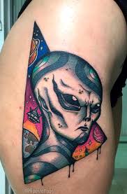 Tattoo images that mention the word: Alien Tattoo 45 1 Tattoo Designs For Women