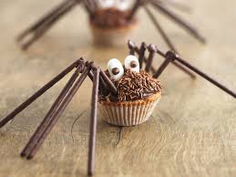 Spinnen Muffins Fur Halloween Rezept Lebensmittel Essen Halloween Essen Rezepte Halloween