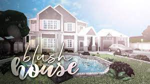 Building my dream house 1 (bloxburg). Roblox Bloxburg Blush House House Build Youtube
