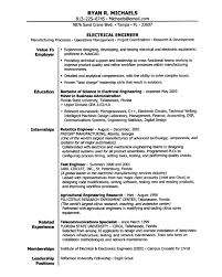 Entry level electrical engineering cover letter. Electrical Engineering Entry Level Resume Samples Templates Vault Com