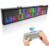 Leadleds P3 Full Color WiFi LED Sign Scrolling Message Board, Portable