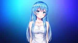 Anime girls, blue, anime hd wallpaper posted in anime wallpapers category and wallpaper you can download free the anime girls, blue, anime wallpaper hd deskop background which you see. Anime Girl Blue Wallpaper 4k Ultra Hd Id 4571