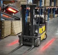 IP68 Waterproof Work Light LED Forklift Warning Light - 6W 12V-80V Red/Blue  Arrow Safety Light For Warehouse Vehicles LED Forklift Safety Light Arrow  ...