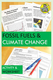 Climate Change Activity And Worksheet Climate Change Activities Climate Change Middle School