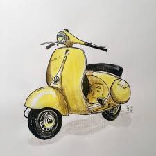 Pin Von Sara Garner Auf Eigene Zeichnungen Own Drawings Kunstzeichnungen Vespa Gs Zeichnungen