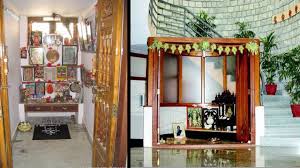 Temple room home temple pooja room door design room interior design design bedroom puja room, mandir, interior design, beautiful home designs, idols, white puja room, puja room design ideas, save photos to hindu prayer room using floating shelves and a narrow end table for small… Latest Indian Pooja Room Designs Ideas Youtube