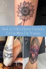 Cute kitty tattoo on the arm. Perfect Flower Forearm Tattoo Ideas For Women Tattooglee