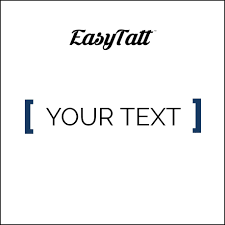 You can easily remove the tattoos in a matter of seconds. Custom Text Temporary Tattoo Custom Tattoo Easytatt