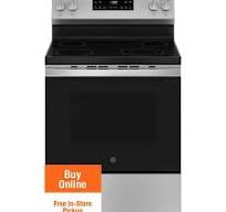 GE 30 in. 5 Burner Element Smart Free-Standing Electric ...