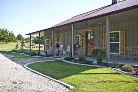 David S 42 X 60 Metal Building Home W Side Porches Hq Pictures Metal Barn Homes Metal Building Homes Morton Building Homes