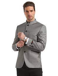 Sedam Brand® Muškarci Ruska kragna Dugi rukav Blazers i odijela  Siva-902C110300 iz 4998885 2022 . – $42.83