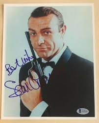 Although connery was first denied a knighthood by britain in 1998 for his support of scottish nationalism, he was eventually knighted in 2000 by queen elizabeth ii.the photo has been autographed on the front by sean connery.both photo an autograph are in very good condition. Sean Connery Signed Autographed 8x10 Photo James Bond Beckett Authenticated Autographia