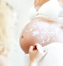 Babybauch bemalen fotoshooting ideen mandala vorlage. Gipsabdruck Babybauch Selber Machen Eine Anleitung