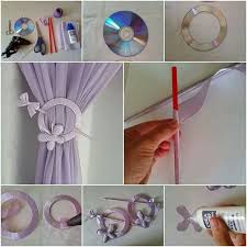 как сделать подхваты для штор на магнитах своими руками Pin Na Doske Ukrashenie Sten