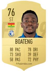 Emmanuel boateng is a ghanaian professional football player who best plays at the striker position for the dalian yifang in the csl. Emmanuel Boateng Fifa 19 Rating Card Price