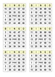 Available for pc, ios and android. Numbers Bingo Cards Esl Worksheet By Satodude