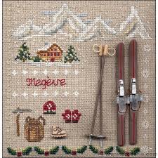 Grille Broderie Montagne 16 Kit Point De Croix Point De Croix La Maison Du Canevas