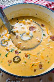 Jalapeno Popper Bacon And Bean Soup Recipe Easy Soup Recipes Beef Soup Recipes Bean Soup Recipes