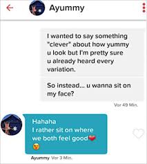 The dirty pick up lines are especially for the people who want to send some kind of signal or want the person they are talking to know that they are 119.i'll show you my tan lines if you'll show me yours. 17 Funny Tinder Pickup Lines That Work Tested April 2021