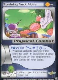 There are 10 fighters that can only be encountered and captured once, while appearing on the overworld rather than being randomly encountered, much like the legendary pokémon from the original. Game Card Straining Neck Move Dragon Ball Z Ccg 02 Frieza Saga Col Dbz Ccg Fs 086