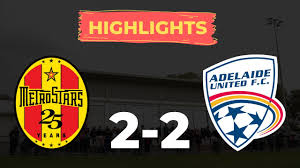 58 transparent png illustrations and cipart matching adelaide united fc. Highlights Metrostars 2 2 Adelaide United