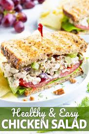The Best Chicken Salad With Grapes Evolving Table Recipe Chicken Salad With Grapes Healthy Sandwich Recipes Grape Recipes