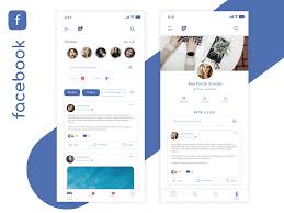 Facebook Redesign Concept Social App Design App Interface Design App Design