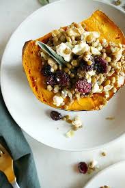 Lentil Stuffed Acorn Squash Recipe Acorn Squash Recipes Lentils
