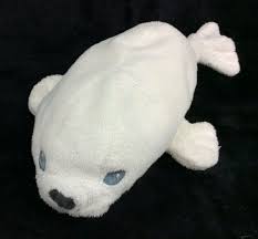 Ikea Klappar White Baby Seal Plush Stuffed Animal Baby Grey Eyes Small 9 Ikea Baby Animals Baby Seal Plush Stuffed Animals