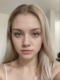 Woman, photo social, instagram, yeux bleus, Portrait Sophie Mudd - SeaArt AI