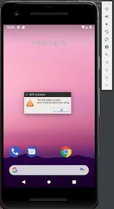 The Apk Failed To Install Error Could Not Parse Error String Stack Overflow Otherwise, there will be an error, but you won't see what the error is, except.