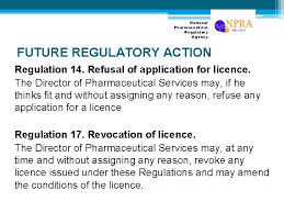 Restructuring of the national pharmaceutical regulatory agency ministry of health malaysia. Public Consultation On Implementation Of Manufacturing License For