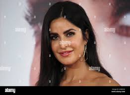 Indian actress Katrina Kaif smiles during the launch of makeup brand  "KayByKatrina" by Nykaa in Mumbai, India