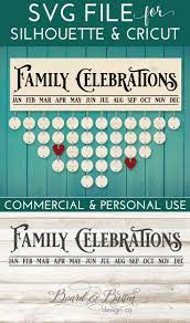 Download Family Celebrations Board Svg File Template Family Celebrations Board Celebration Board Family Celebrations Board Diy