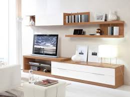 Walnut And White Wall Storage Display With Tv Stand Shelves White Furniture Living Room Tv Stand Shelves Home