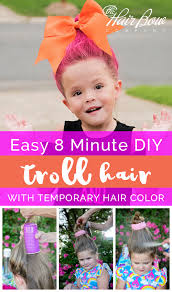Now with the anticipation of the movie trolls {in theaters november. Diy Troll Hair Styles With Temporary Color The Hair Bow Company Boutique Clothes Bows