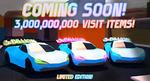 Included in the new roblox. Badimo Jailbreak On Twitter We Are Almost There 3 Billion Visits Is Something Not Many Games On Roblox Can Claim And Jailbreak Should Be There Within The Next 7 Days Our