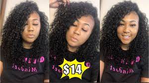 Limited time sale easy return. 15 Dollar Wig Cheap Wet And Wavy Hair Watch Me Style This Wavy Curly Wig Outre Sheena Half Wig Youtube
