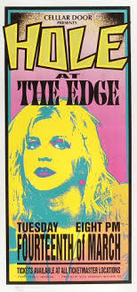 Hole Vintage Concert Silkscreen from Edge Miami, Mar 14, 1995 at Wolfgang's