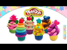 Play Doh Cupcakes Modelling Creative Ice Cream Cupcake Play Doh Videos Art For Kids Video Youtube Play Dough Designs Play Doh Play Doh For Kids