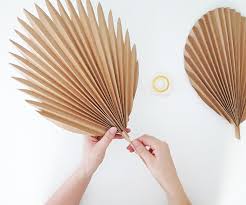 Palm tree metal cutting dies stencil diy card album making. Diy Paper Palm Leaf Ohoh Deco