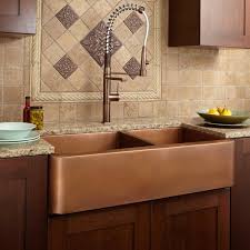 copper farmhouse sinks, copper kitchen