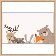 Idées de décoration de chambres pour bébés. Foret Bebe Douche Faveur Tag Animaux Renard De Zazzle Com Animaux Bebe Animaux Bebe Douche Faveur Chambre Bebe Animaux Chambre Bebe Art De Bebe