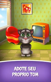 Baixaki My Talking Tom Wallpaper De Desenhos Animados Wallpaper Gatos