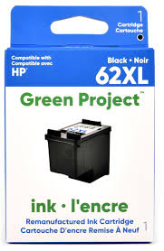 Cartouche d'encre d'origine hp n° 62 xl noir pour imprimante jet d'encre hp. Green Project Hp 62 Xl Black Remanufactured Ink Cartridge H 62xlbk Walmart Canada