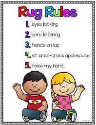 rug rules.pdf | Preschool rules, Prek classroom, Kindergarten ...