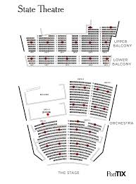 Seating Chart State Theatre Porttix