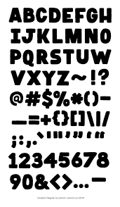 Goulash 3 Font Family Goulash Font Family Outline Fonts