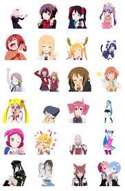 anime emotions telegram animated stickers animation face stickers anime