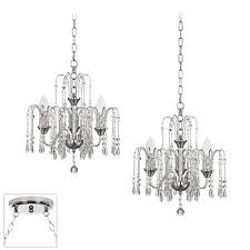 2020 popular 1 trends in lights & lighting, tools, home improvement with ceiling light fixture plates and 1. Vienna Full Spectrum Chrome Swag Pendant Chandelier Crystal Rain 2 Light Fixture For Dining Room House Foyer Kitchen Entryway Target
